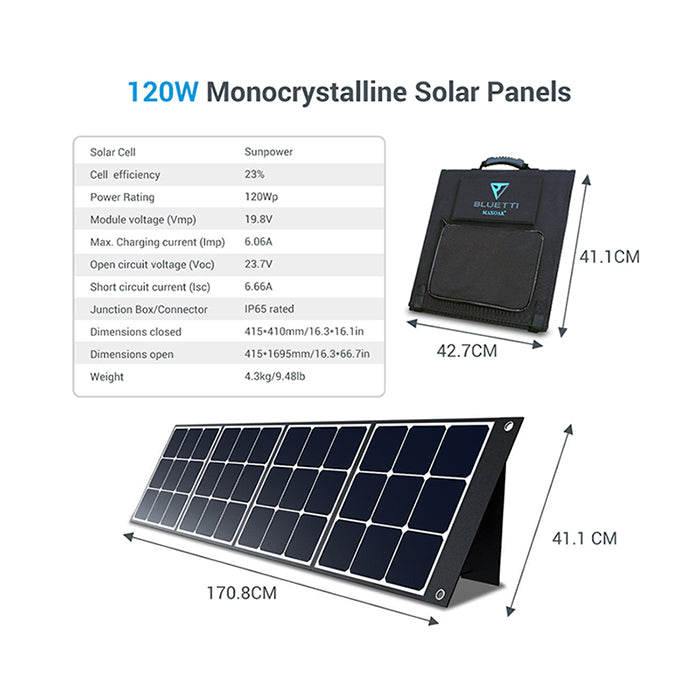 BLUETTI SP120 120W Solar Panel