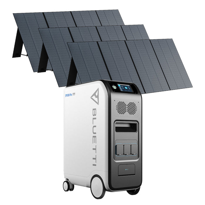 BLUETTI EP500Pro + Solar Panels | Solar Generator Kit