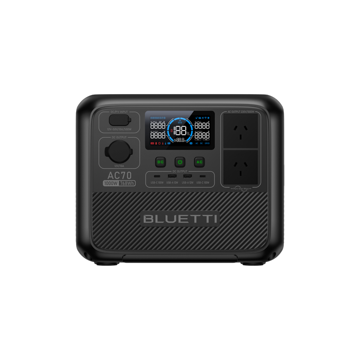 BLUETTI AC70 Portable Power Station | 1,000W 768Wh