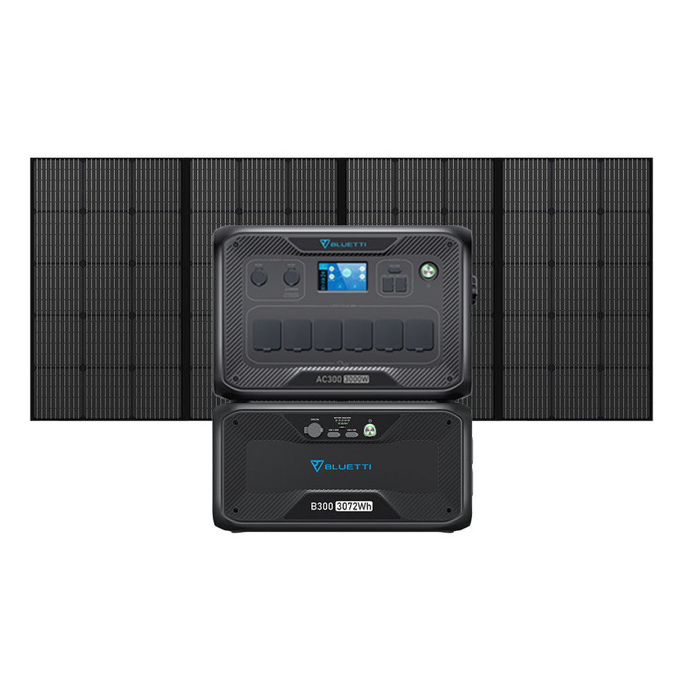 BLUETTI AC300 + 1*B300 + Solar Panels | Solar Generator Kit — SolarCircle