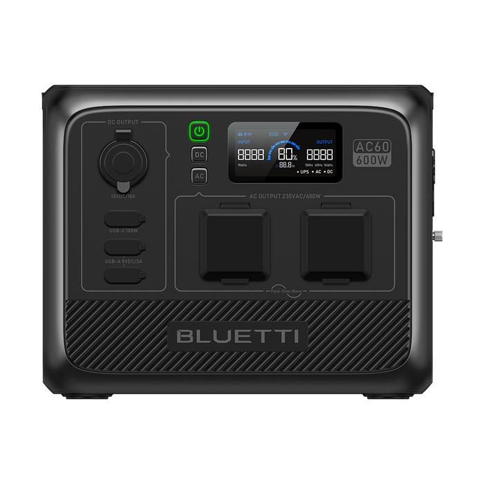 BLUETTI AC60 Portable Power Station | 600W 403Wh