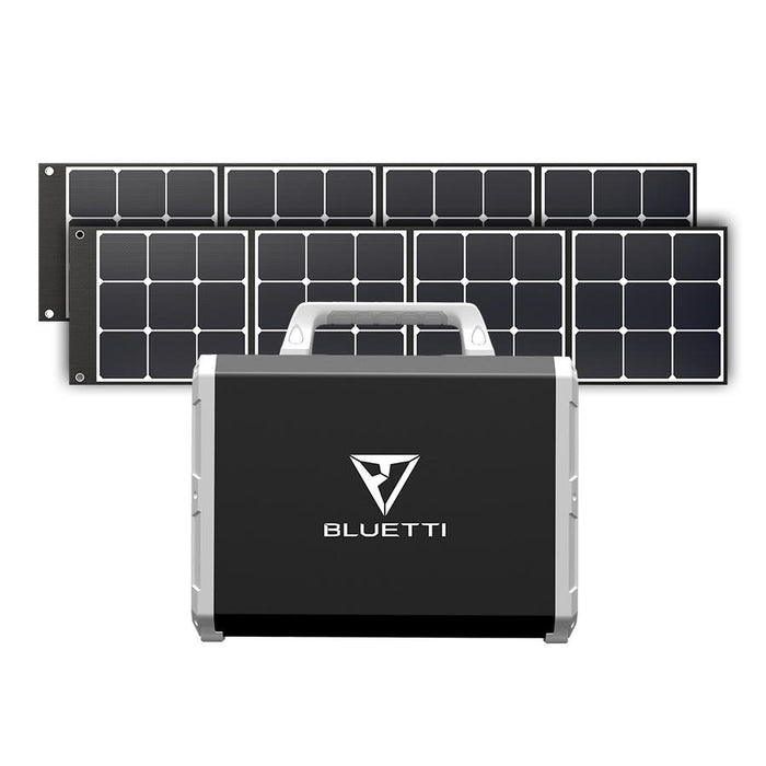 BLUETTI EB150(Black) + Solar Panels