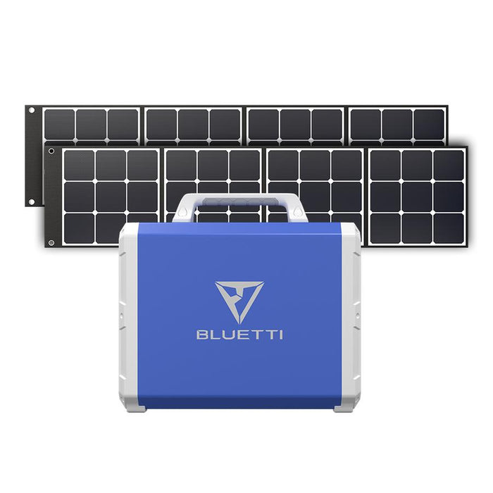 BLUETTI EB150(Blue) + Solar Panels | Solar Generator Kit